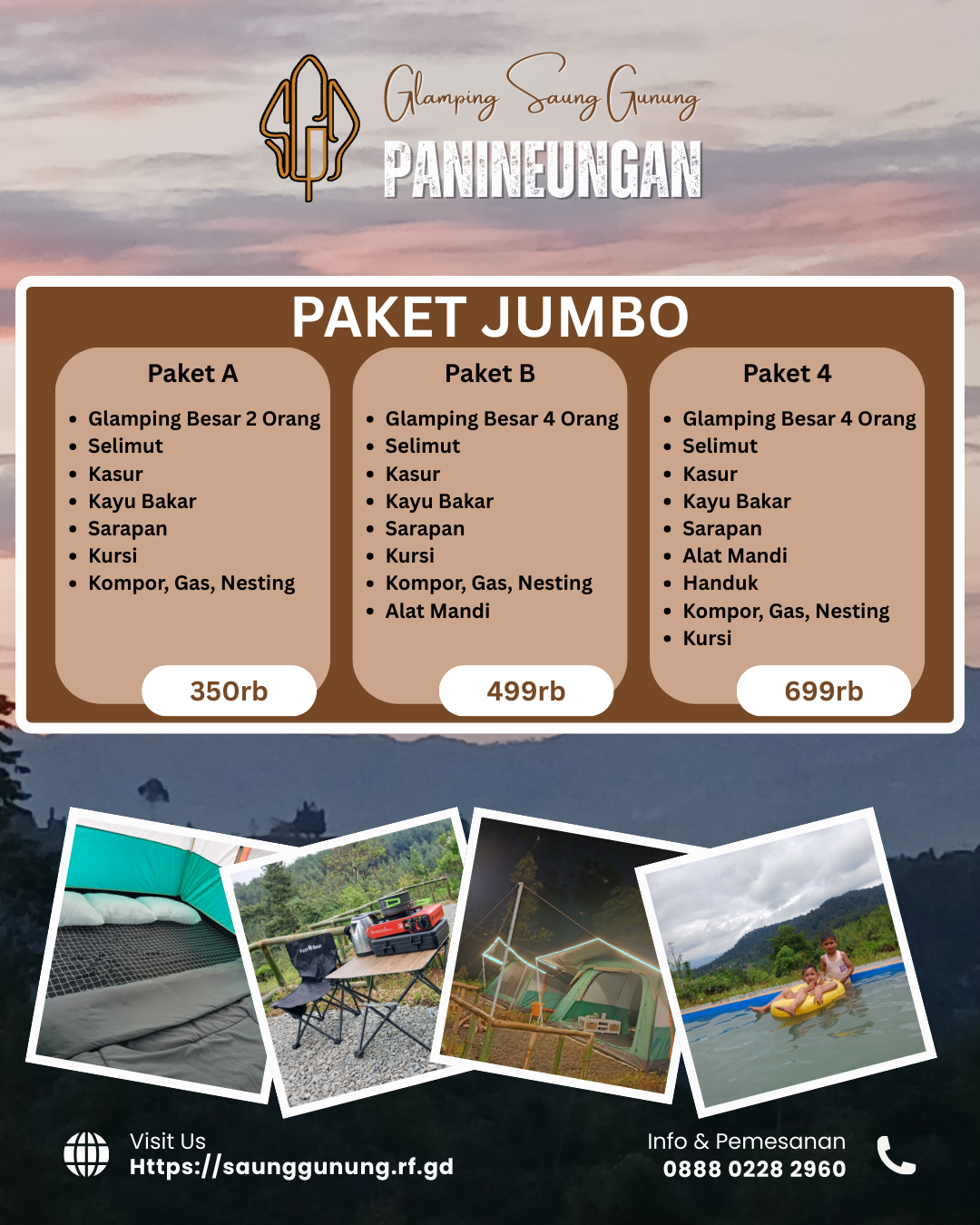 Glamping Paket Jumbo